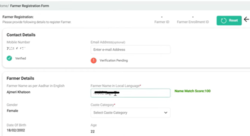 Farmer Registration MP
